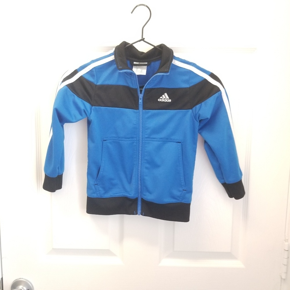 Nike blue/black/white track jacket 4t